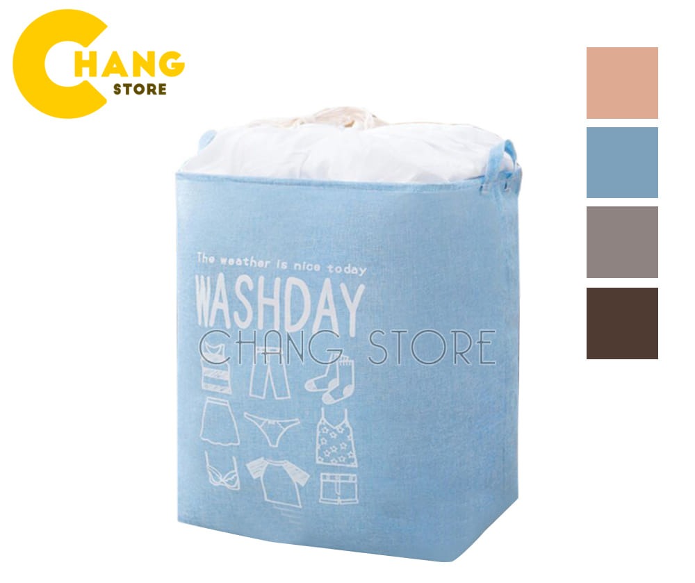 Túi đựng đồ Khung Sắt WASHDAY - Túi vải đựng chăn màn, quần áo thông minh gấp gọn giúp cho ngôi nhà bạn thêm gọn gàng, ngăn nắp