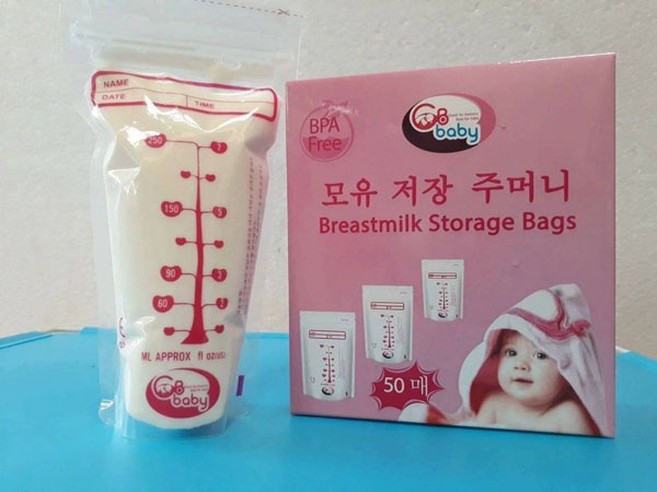 [ 50 Túi ] Bộ Túi Trữ Sữa 2 Khóa Zip GB Baby, Sami, Babuu 250ml - Đã Tiệt Trùng