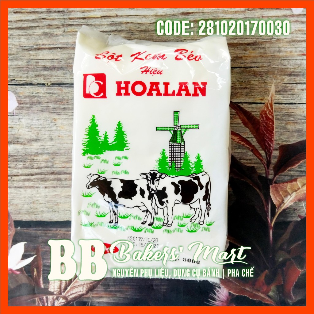 Bột kem ngọt béo hiệu hoa lan bích cơ - gói 500gr