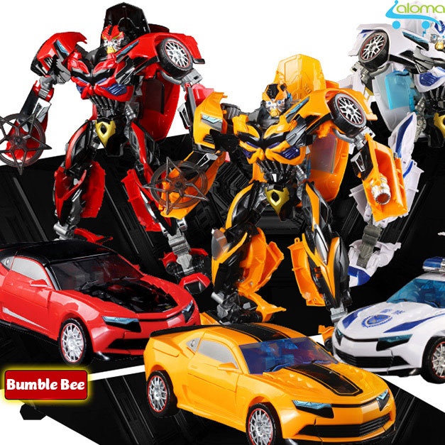 Robot biến hình Bumble Bee 6699-18D ôtô Transformer cao 35cm