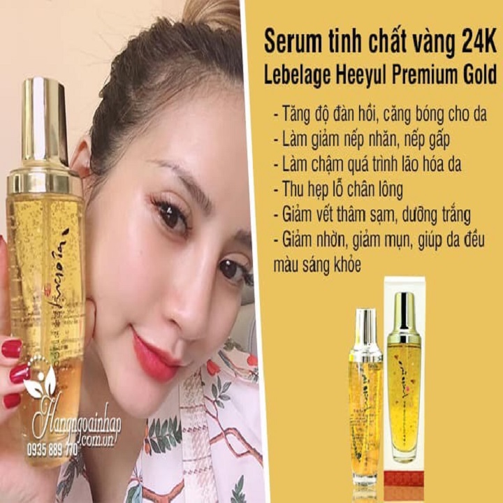 SERUM  TINH CHẤT DƯỠNG DA CHIẾT XUẤT VÀNG 24 K ( SIRUM )