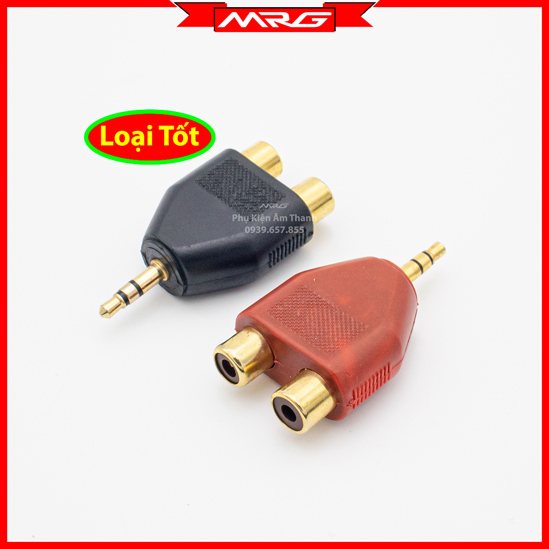 Jack 3.5 Ra 2 Av Hoa Sen cái, loại tốt, giá 1 cái. JC-