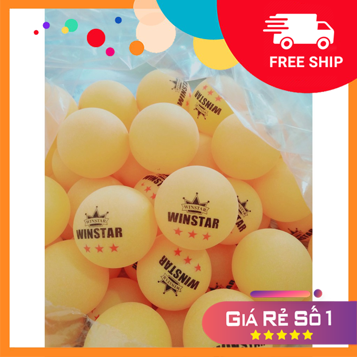 Quả bóng bàn chuyên tập luyện thi đấu chuyên nghiệp 3 sao giá rẻ