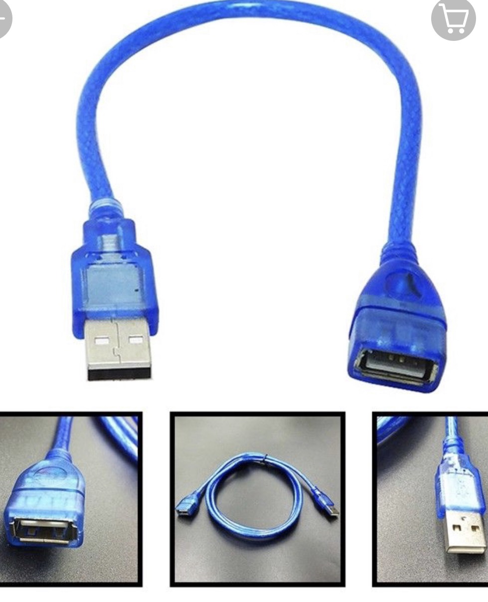 Dây cáp nối dài USB 2.0 loại A đầu cái sang đầu đực