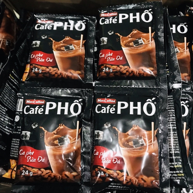 Dây 10 Gói Cà Phê Phố Sữa Đá 10 gói *24g