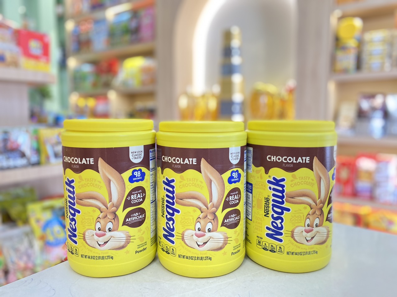 Bột cacao nesquik chocolate 1,275kg mỹ