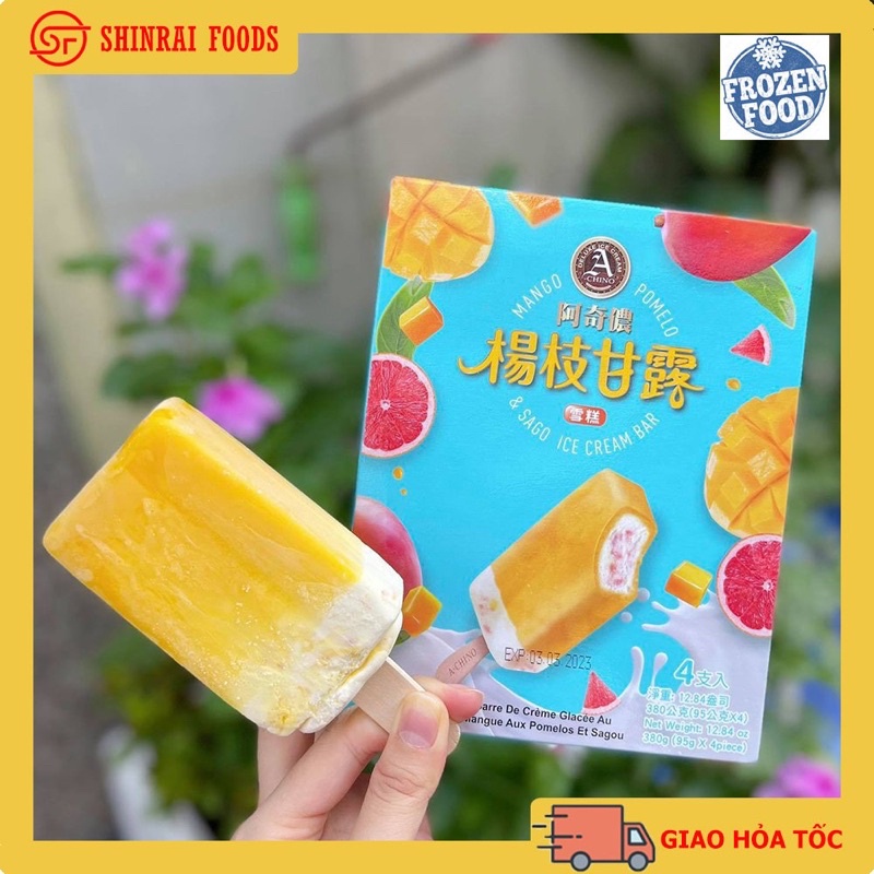 Kem xoài bưởi sago Đài Loan