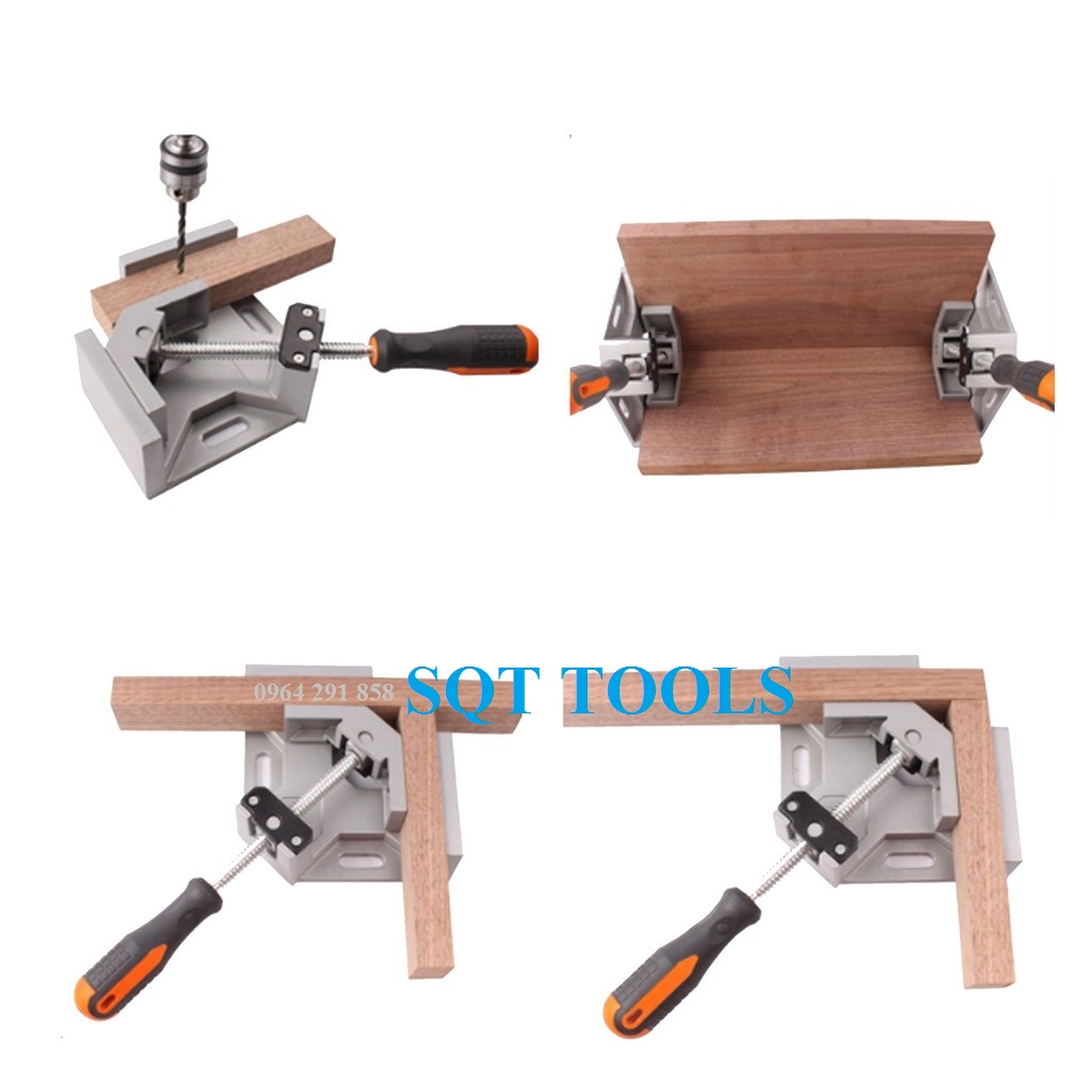 Vam góc vuông 1 tay cầm; eto vuông góc 1 tua vít, ê tô vuông góc 1 tay cầm; vam vuông góc 90 độ; eto góc vuông; eto kẹp vuông góc; ê tô vuông góc, cảo vuông góc