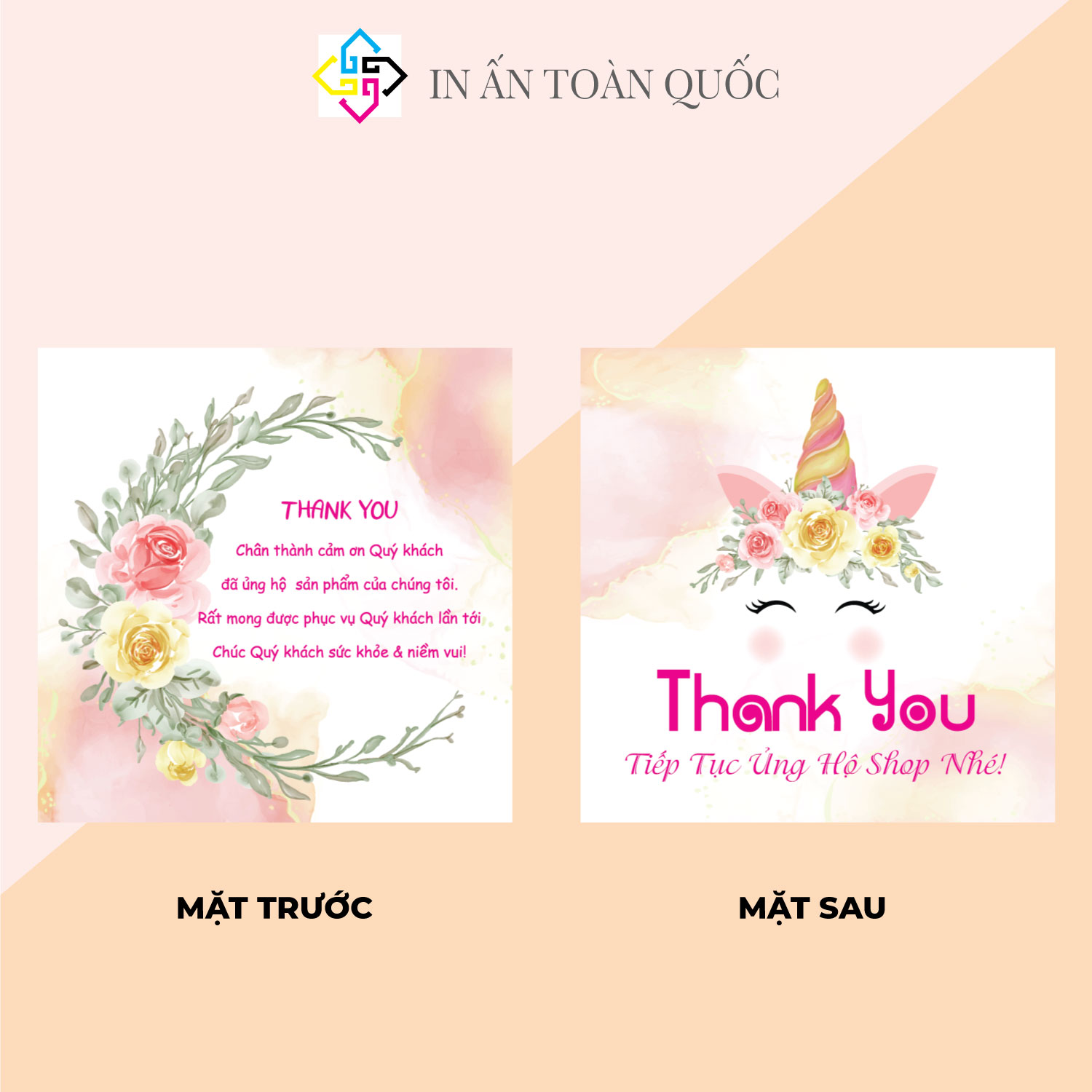 [HCM]100 THẺ CÁM ƠN THIỆP CÁM ƠN THƯ CÁM ƠN THANK YOU - NHỎ XINH YÊU TẶNG KHÁCH