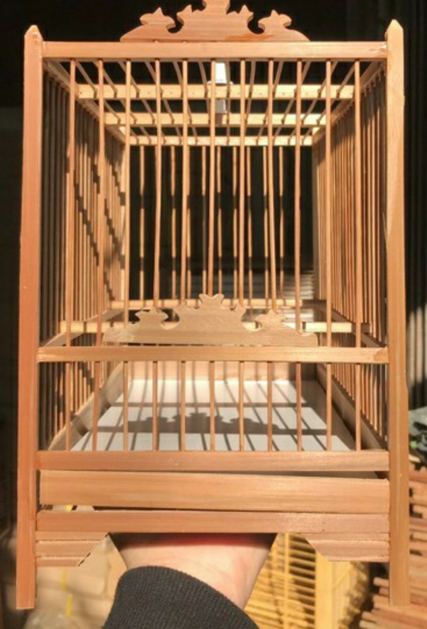 Lồng khuyên để bàn tiện lợi tặng kèm cầu + cóng + áo