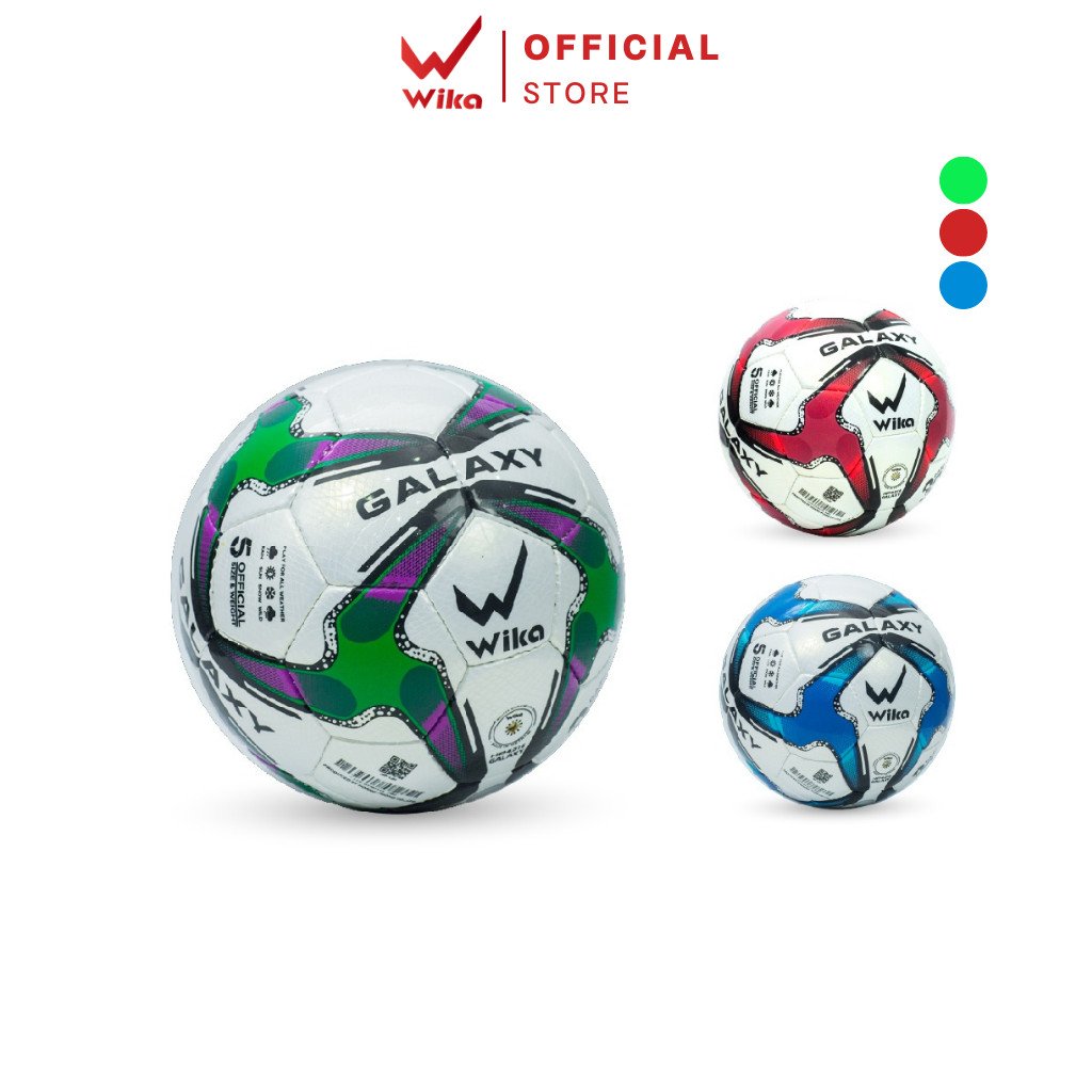 Quả Bóng Đá Chính Hãng WIKA Galaxy B-GALAXY Thiết Kế Van Chống Cát, Ruột Cao Su Không Thấm Nước, Khâu Thủ Công Tiêu Chuẩn