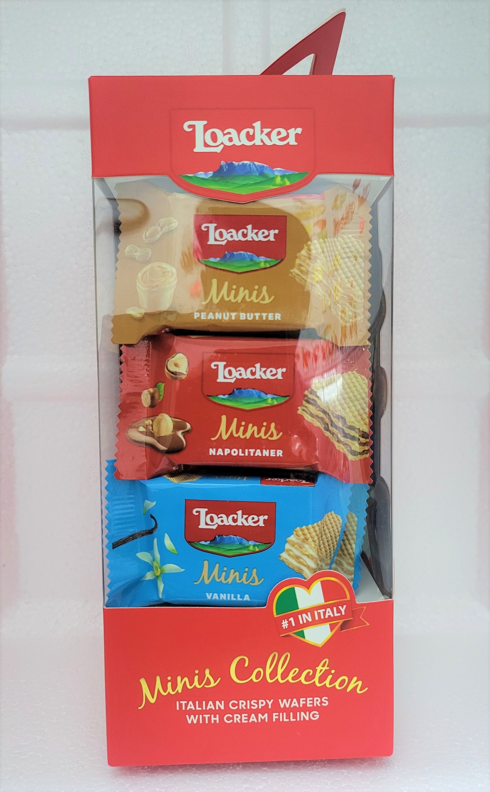 Bánh xốp mini loacker crispy wafers with cream filling