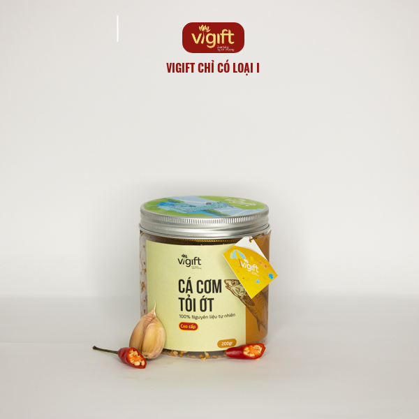 [LOẠI I - 200Gram] Cá Cơm rim Tỏi Ớt VIGIFT - Cam Kết Hoàn Tiền 100% Nếu Không Đúng Chất Lượng - Đặc Sản Đà Nẵng [DSM03]