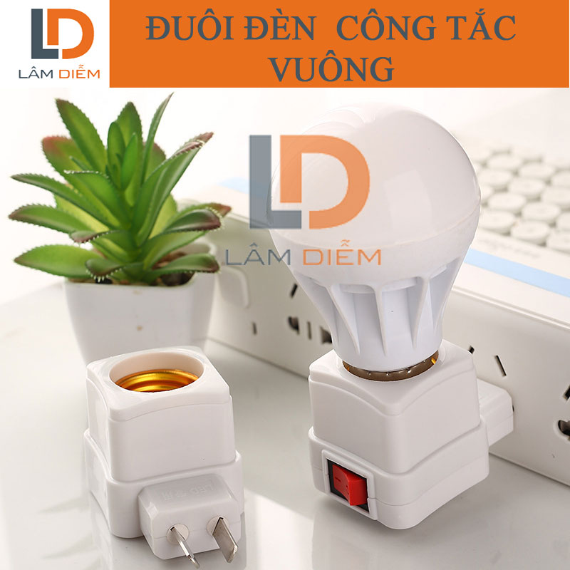 ĐUÔI BÓNG ĐÈN E27 CÓ CÔNG TẮC E30