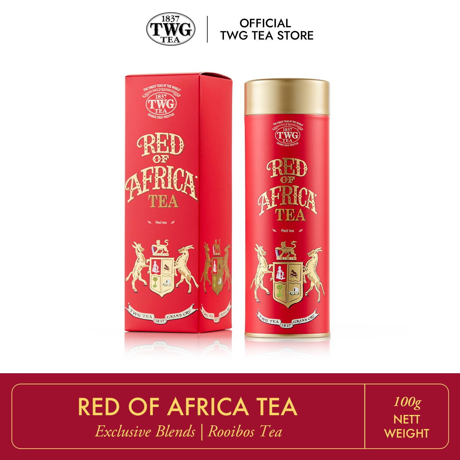 Trà TWG Tea - Red of Africa Tea (100g) | Trà Đỏ Nam Phi