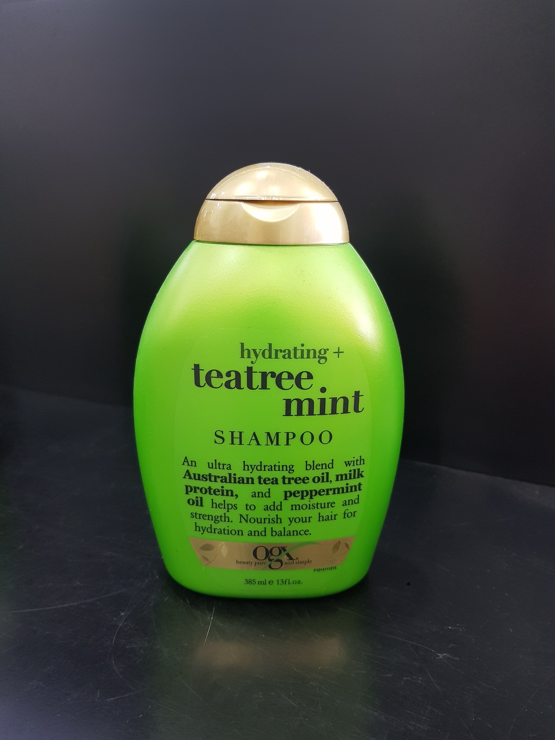 Dầu gội và dầu xả ogx hydrating teatree mint 385 ml - 13 fl oz