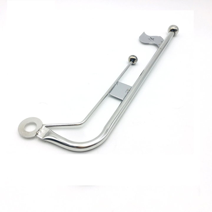 Cột cờ inox gắn trục trước xe máy