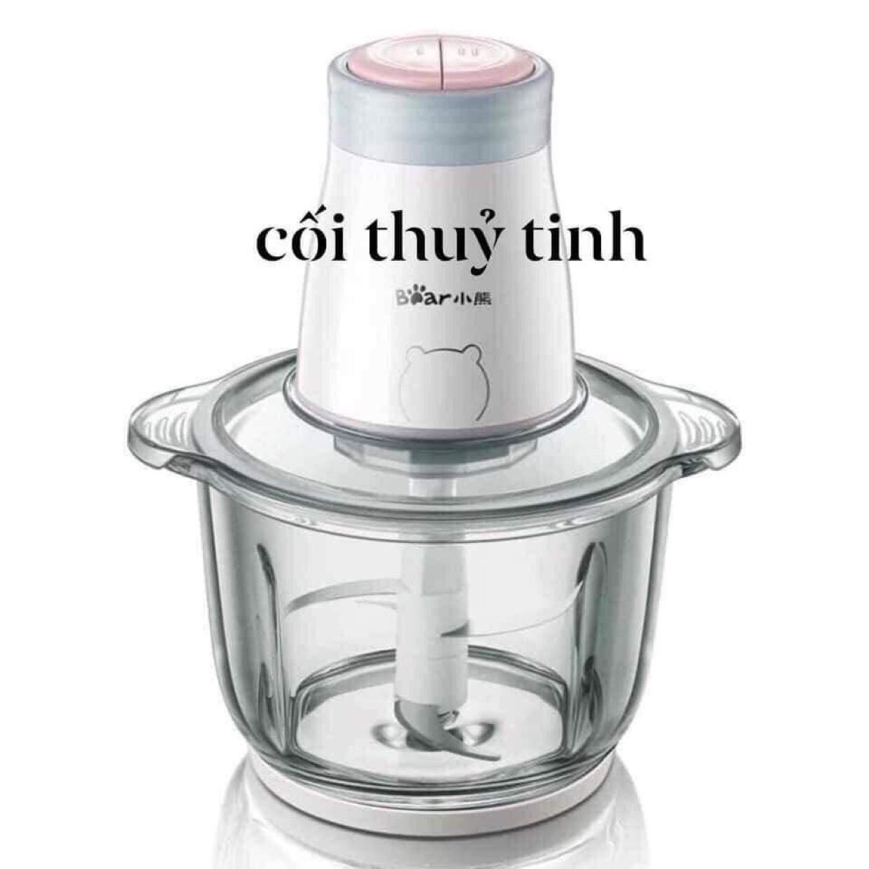 Máy xay đa năng bear 2l - cối thủy tinh