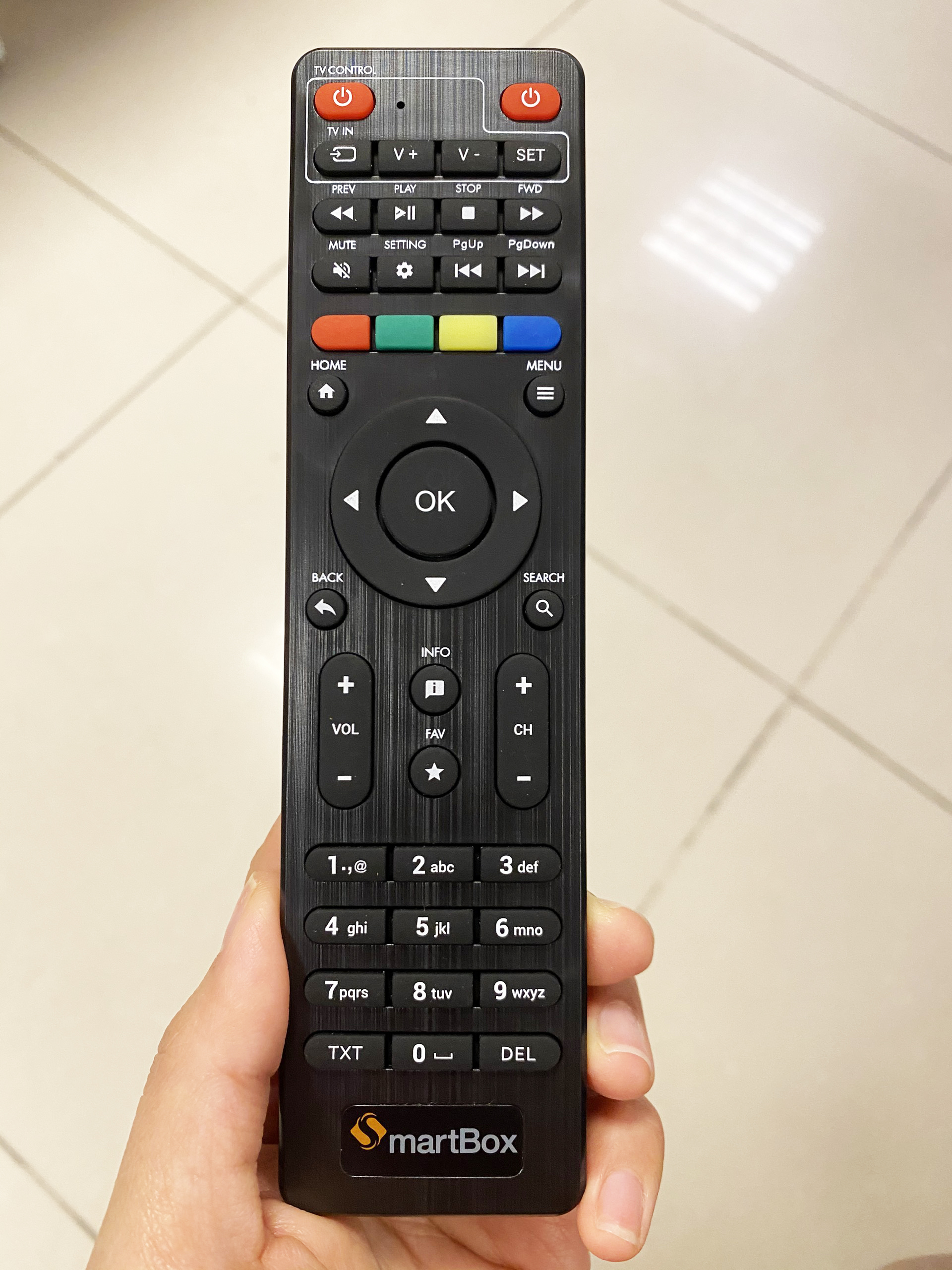 Remote điều khiển đầu thu mytv vnpt smartbox và fpt smartbox nút bấm nhạy mềm mại