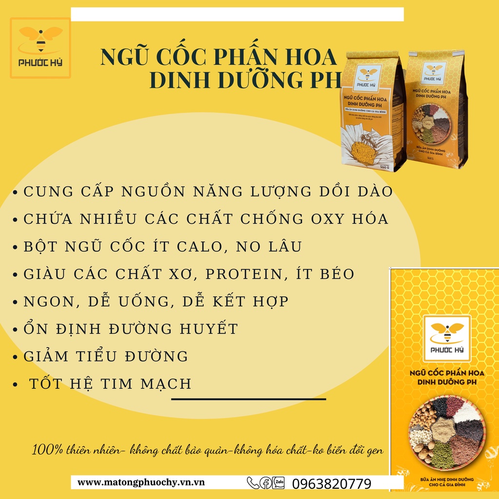 Bột ngũ cốc dinh dưỡng 12 loại hạt 500g