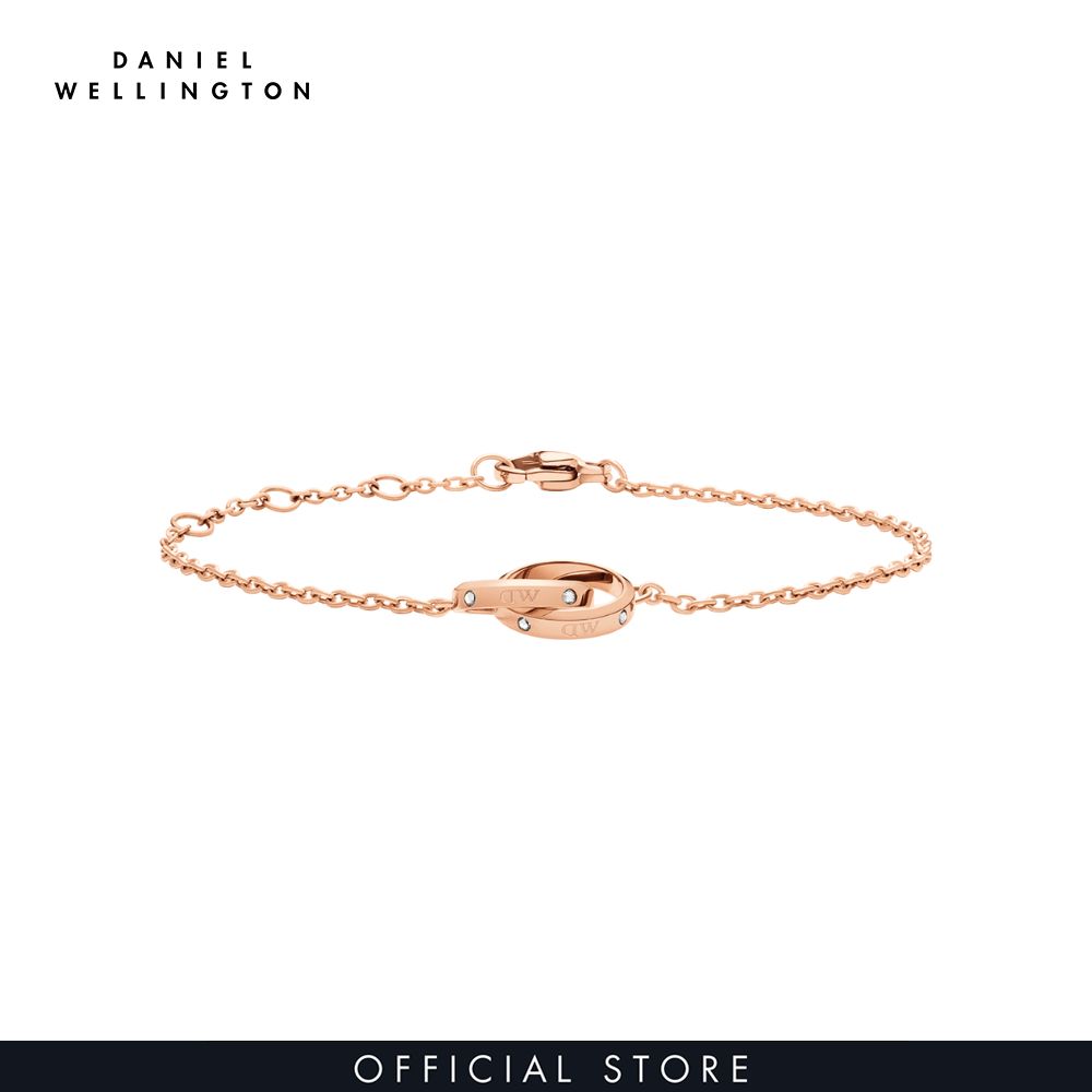 Vòng tay daniel wellington màu vàng hồng - classic dw00400355