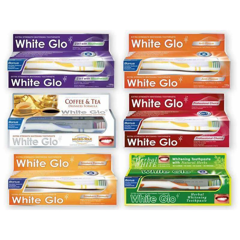 Kem đánh răng White Glo 150ml