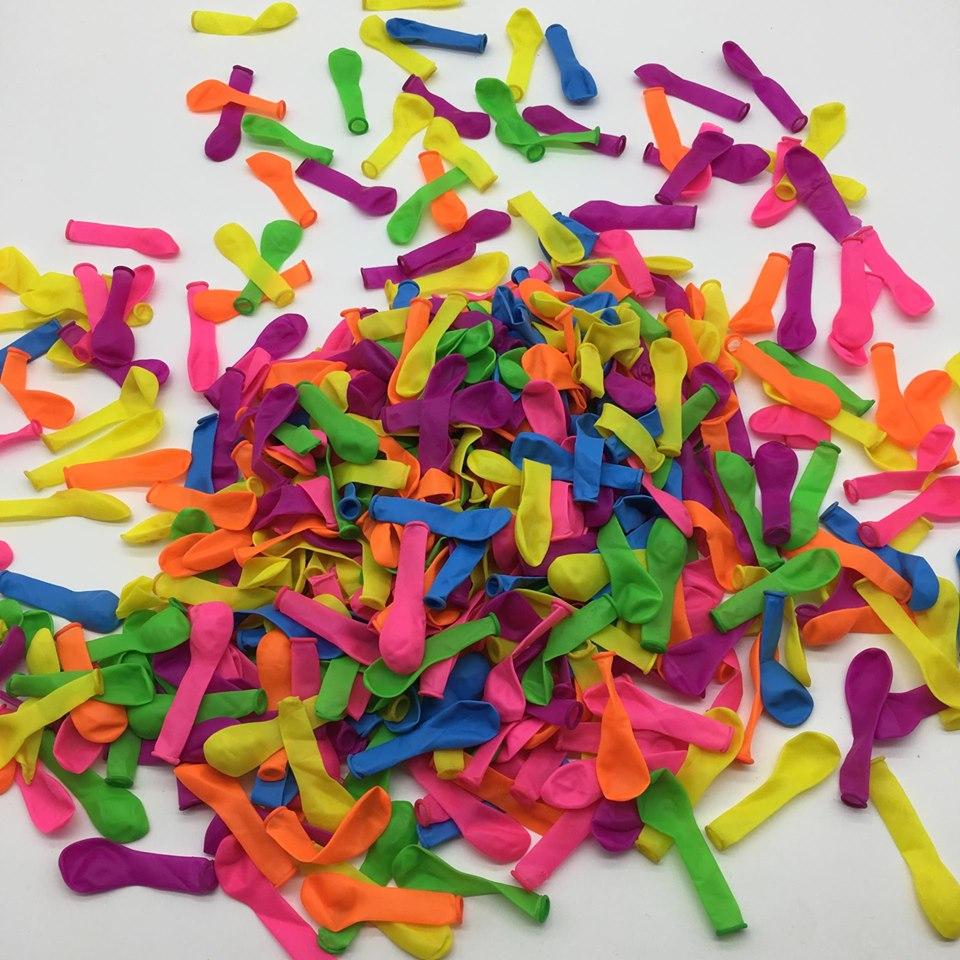 Bịch bong bóng thổi cho bé 500 cái loại nhỏ (đủ màu) MA6