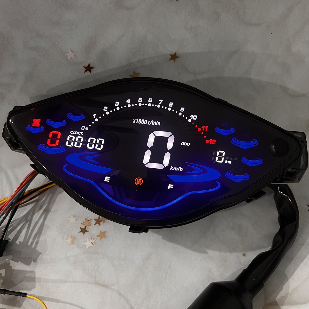 [MUA NGAY MUA NGAY] Đồng hồ điện tử LCD WAVE RS, Alpha với nhiều chức năng và màn LCD 7 màu siêu nét độ xe siêu chất
