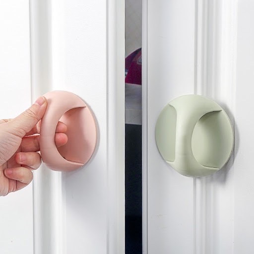 Tay nắm cửa phòng cửa tủ ngăn kéo tủ loại dán tiện lợi
