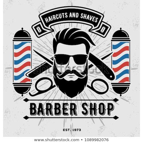 Trang trí tranh dán tường barber shop tạo không gian theo phong cách mới