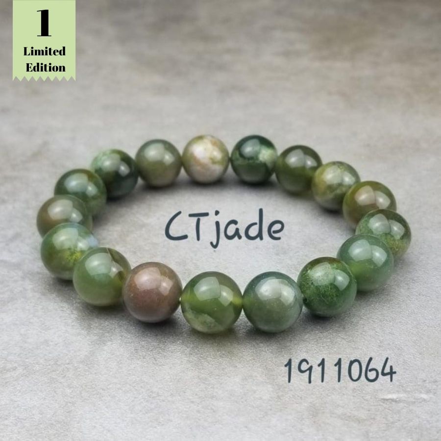 [HCM]Trang Sức Phong thủy Hộ Mệnh Bình An  1911064 | Vòng Tay Đá Chalcedony Thiên Nhiên | Saigonistar