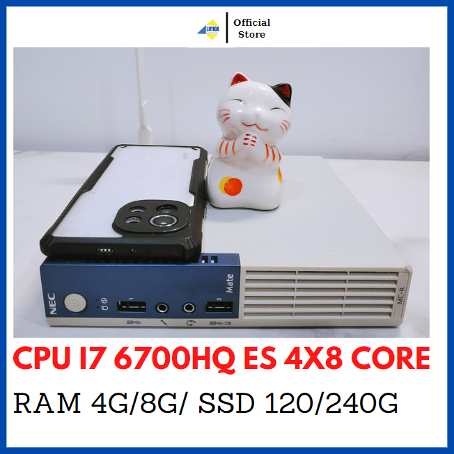 Máy tính mini lenovo nec m700 cpu g3900t core/cpu i7 6700hq es 4x8 core mạnh mẽ/máy tính học online/máy bộ lenovo nec