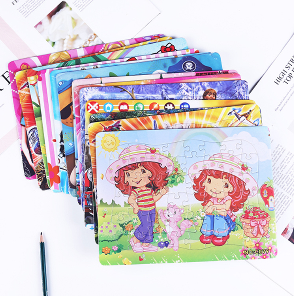 Tranh xếp hình 40 mảnh khung bảng cho bé 1- 5 tuổi có 40 mảnh ghép
