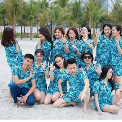 Bộ Hoa Quả Đi Biển Bộ Sơ Mi Trái Cây Cực Đẹp, Chất Liệu Vải Kate Thái Trơn Thoáng Mát CK8