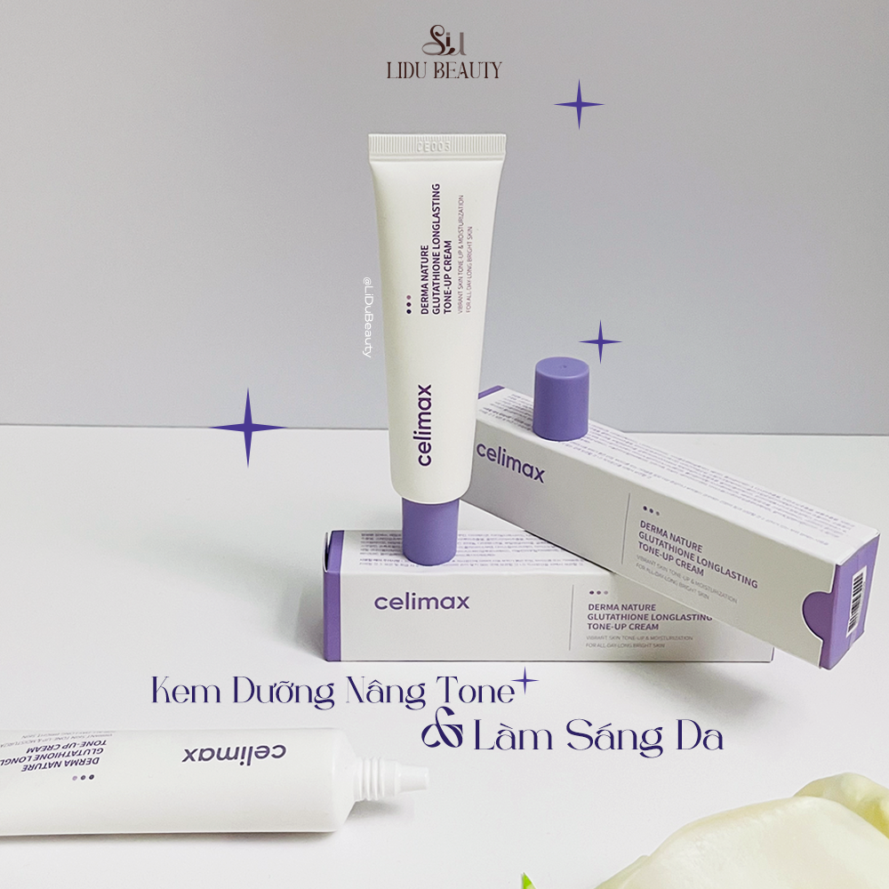 Kem dưỡng nâng tone giúp làm sáng da. Celimax Derma Nature Glutathione Longlasting Tone-Up Cream_DATE01/11/2025