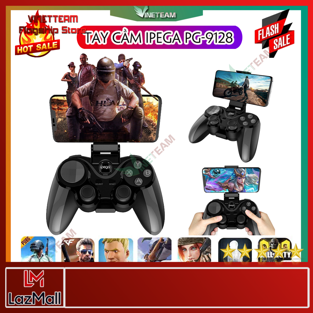 Tay cầm chơi game ipega pg-9128 bluetooth 4.0 dành cho máy tính bảng / điện thoại android / ios / window - bh 6 tháng