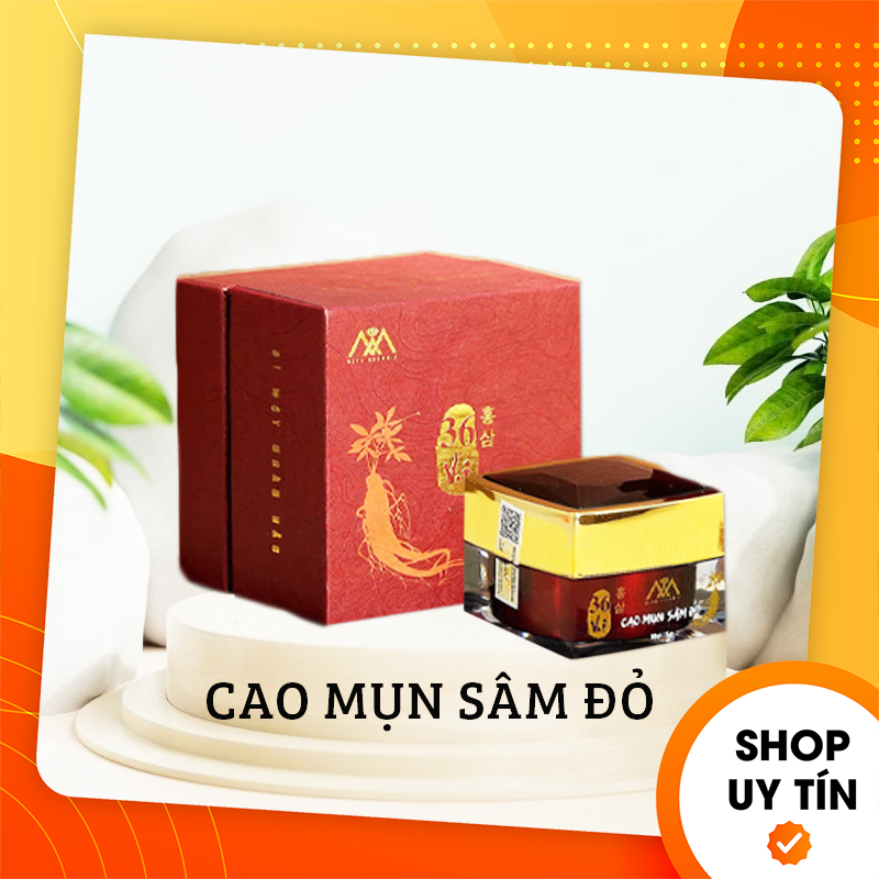 Cao mụn sâm đỏ 36 vị 15g - mỹ phẩm meea organic