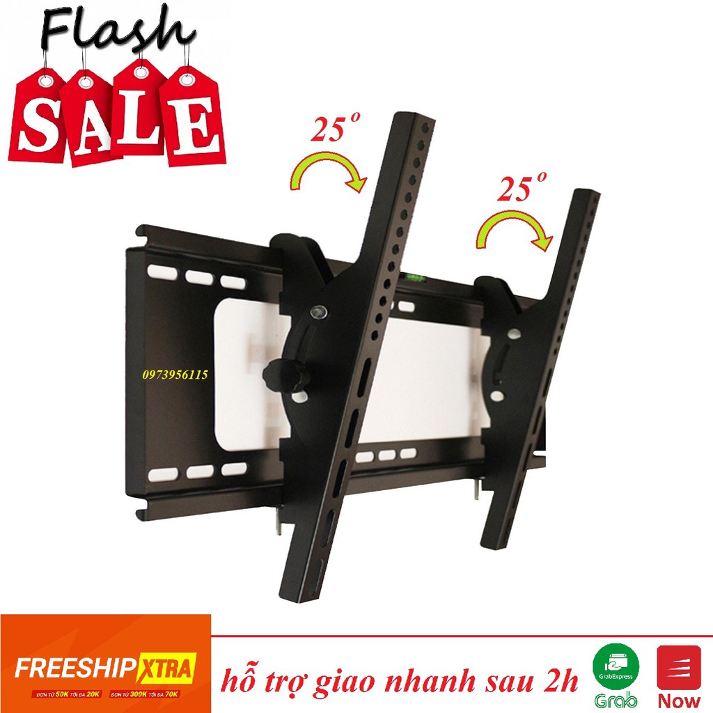 Giá treo tivi nghiêng 26-65 inch - giá treo gật gù điều chỉnh góc nghiêng 26 - 65 inch
