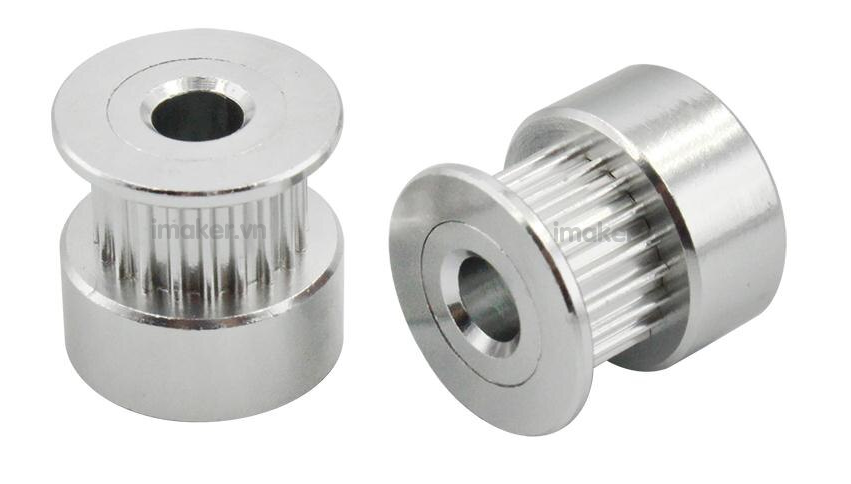 Pulley gt2, puli trục 6mm 20 răng bản rộng đai: 6mm - mã sản phẩm: dtv139