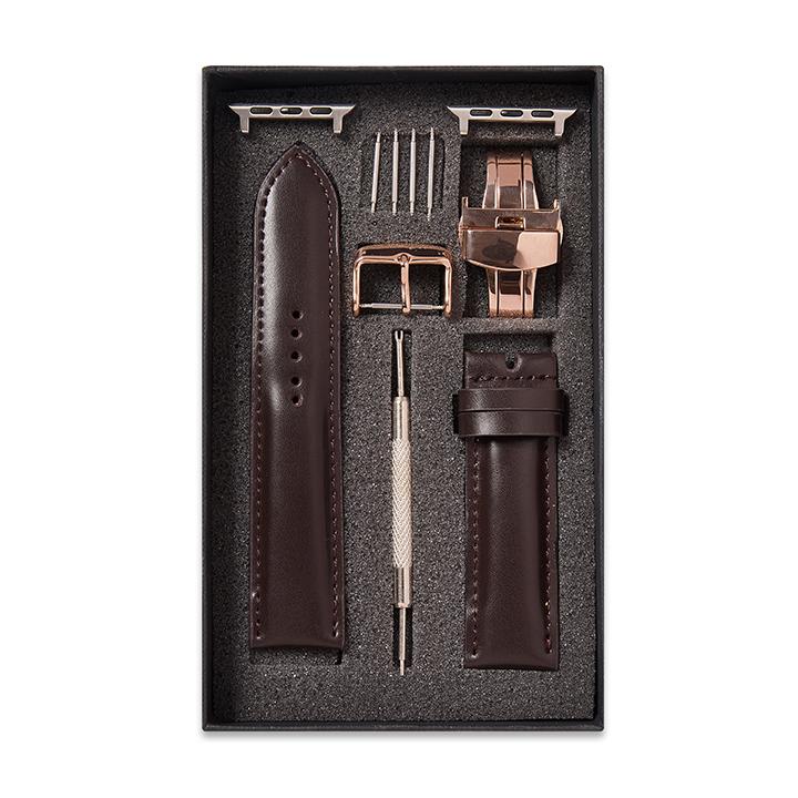 [ SAM Leather ] Dây Đồng Hồ Da Bò – Dây Da Đồng Hồ  SAM006DBT – Apple Watch Size 38/40, 42/44 & 20mm, 22mm – Da Bò Thật Bảo Hành 12 Tháng Chính Hãng
