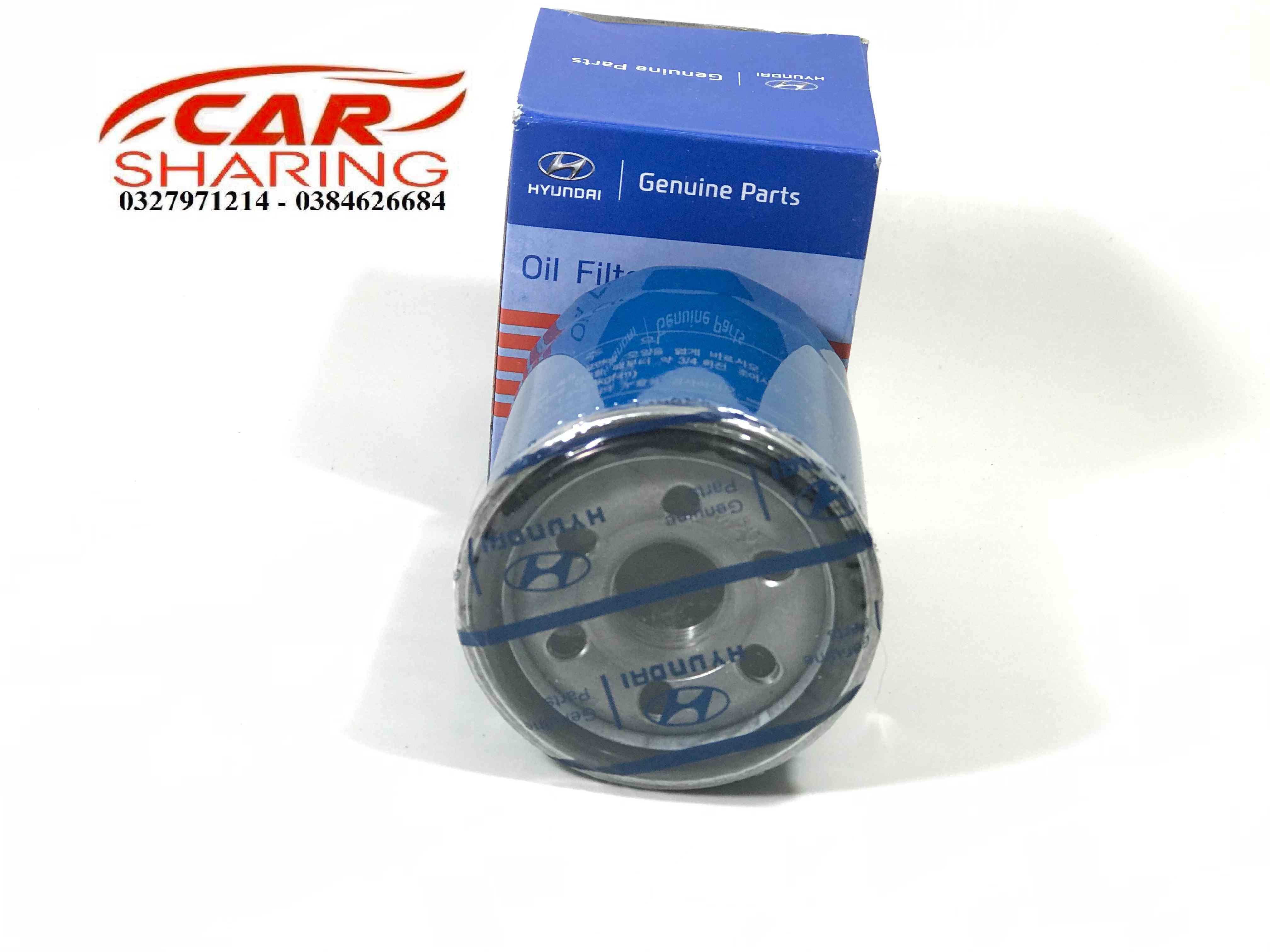 LỌC NHỚT DÙNG CHO XE I10, MORNING, PICANTO, ACCENT 1.4L, GETZ 1.1L; MÃ OEM: 26300-02751