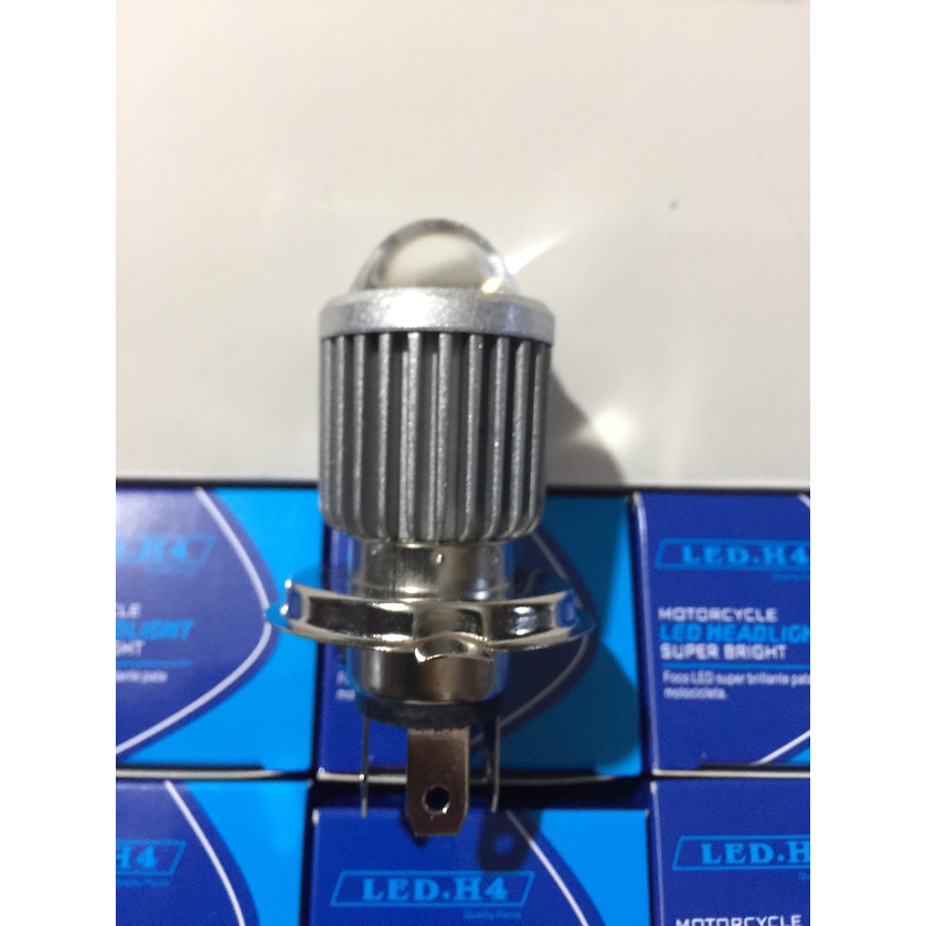 Đèn LED H4 bi cầu sáng 2 màu cao cấp độ sáng cao