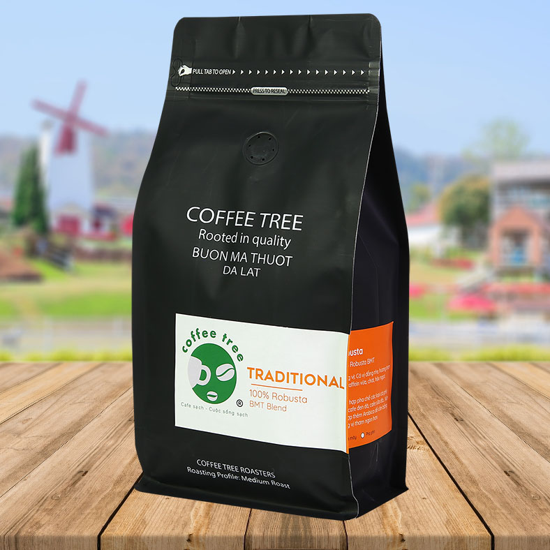 HCM  Cà phê bột Robusta nguyên chất 100% 500gr - Coffee Tree thơm ngon,