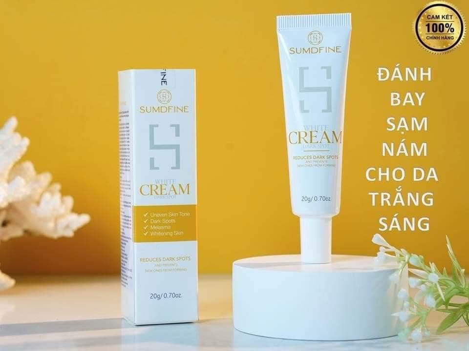 Kem mờ nám trắng da Sumdfine White Cream Dark spot Hàn Quốc