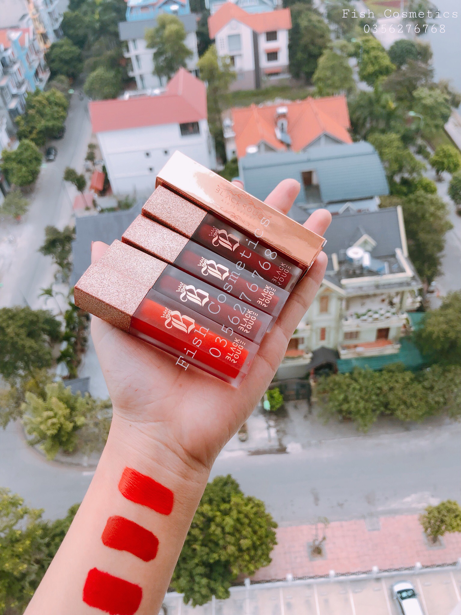 (Có Quà Tặng) Son Black Rouge Ver 7 Handmade Đẹp Lì