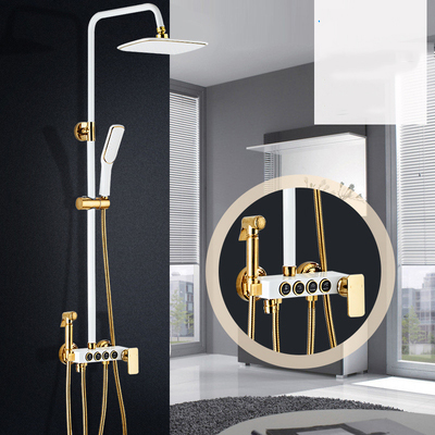 Vòi hoa sen tăng áp, giá vòi hoa sen, sen cây inox 304 - Bộ Sen cây tắm đứng nóng lạnh, bảo hành uy tín 1 năm 1 đổi 1