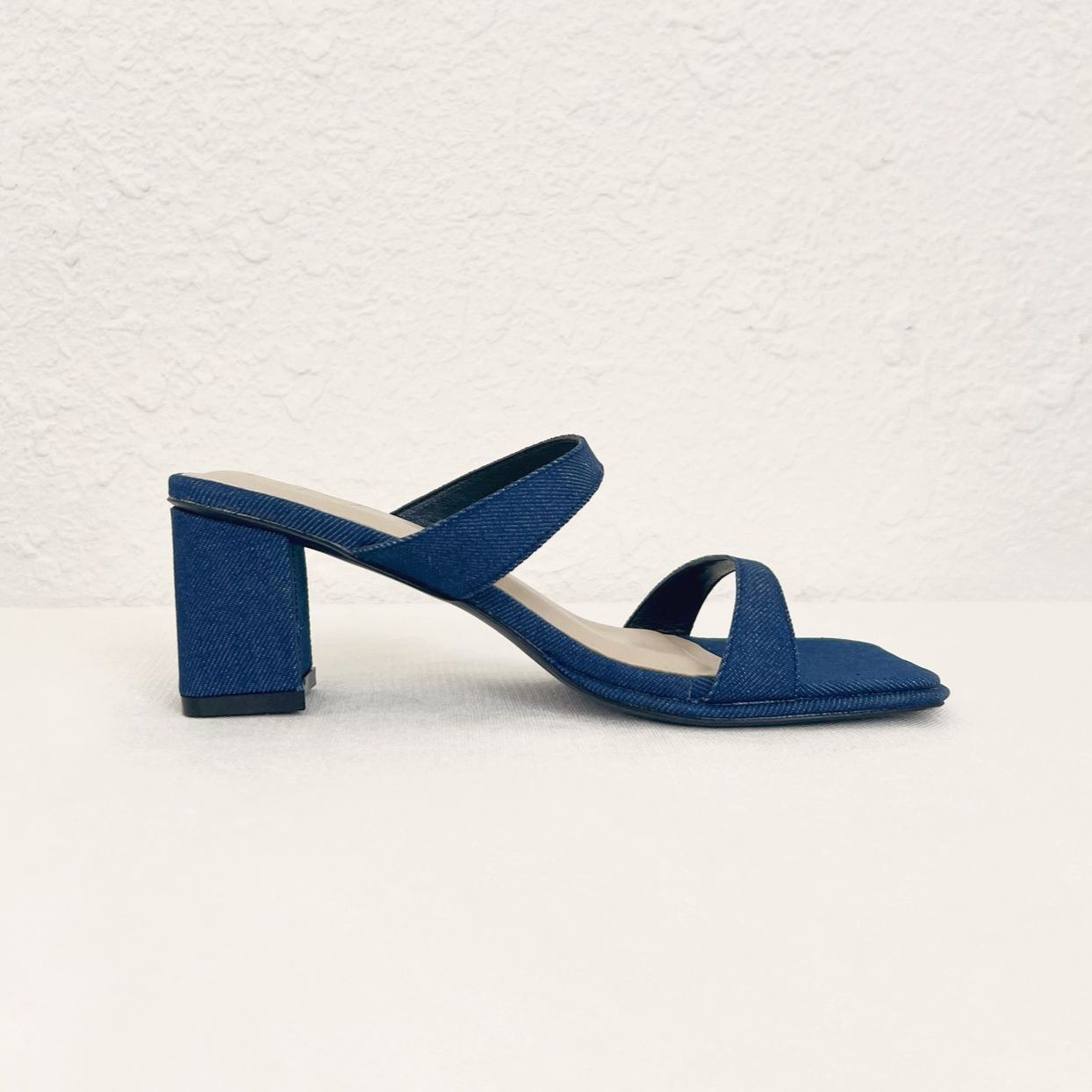 Olv - giày wren denim heels