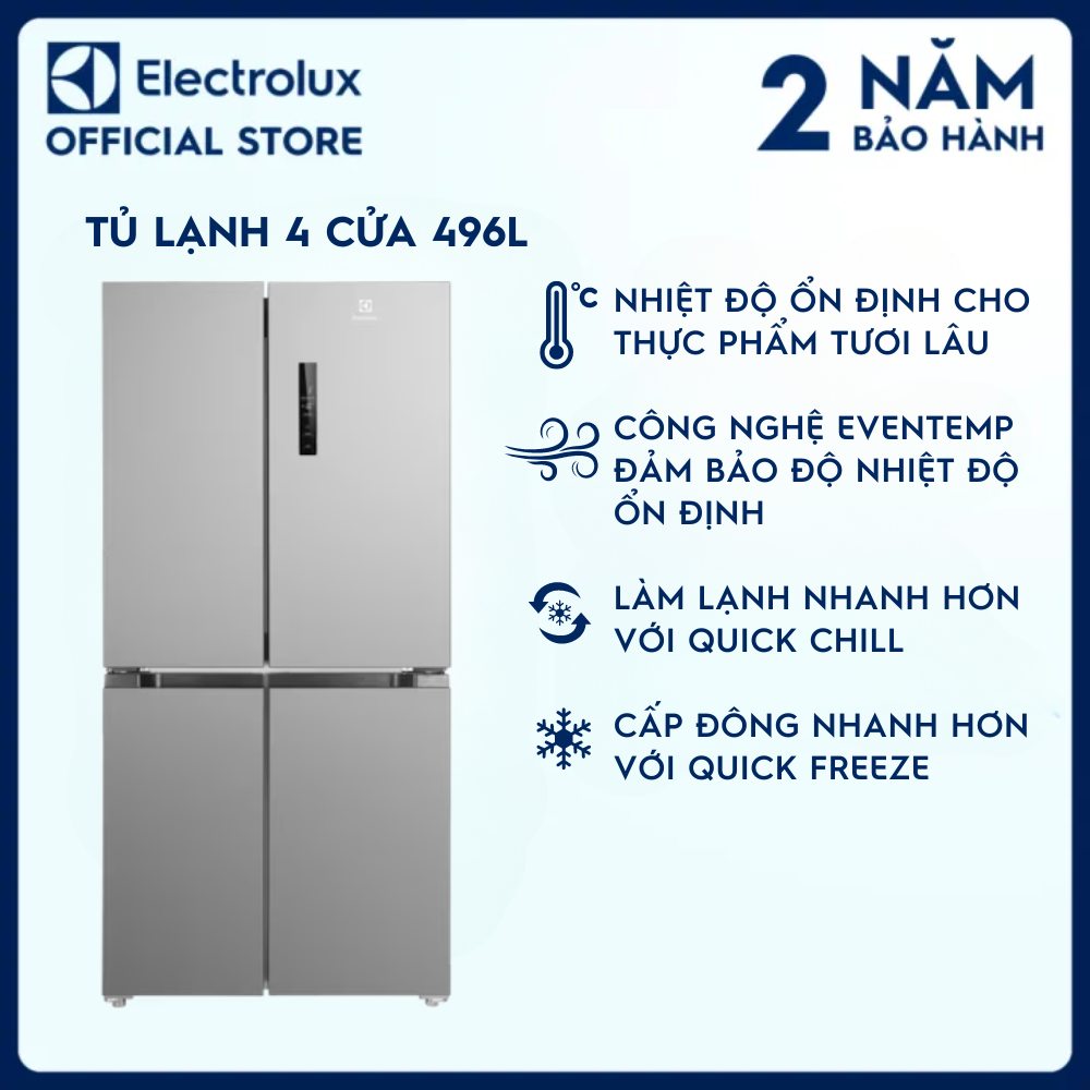 Tủ lạnh 4 cửa Electrolux 496L UltimateTaste 700 EQE4900A-A