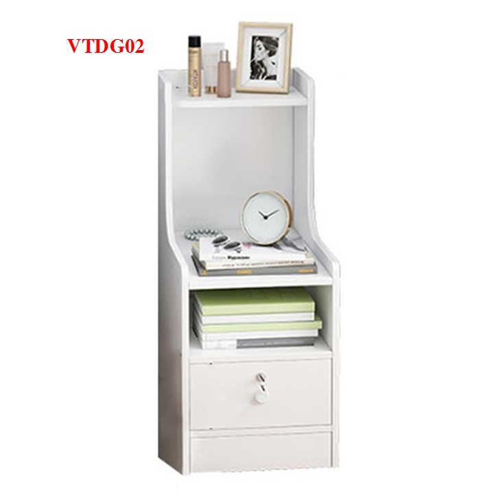 Tủ kệ sách đầu giường 70 - Nội thất lắp ráp Viendong Adv