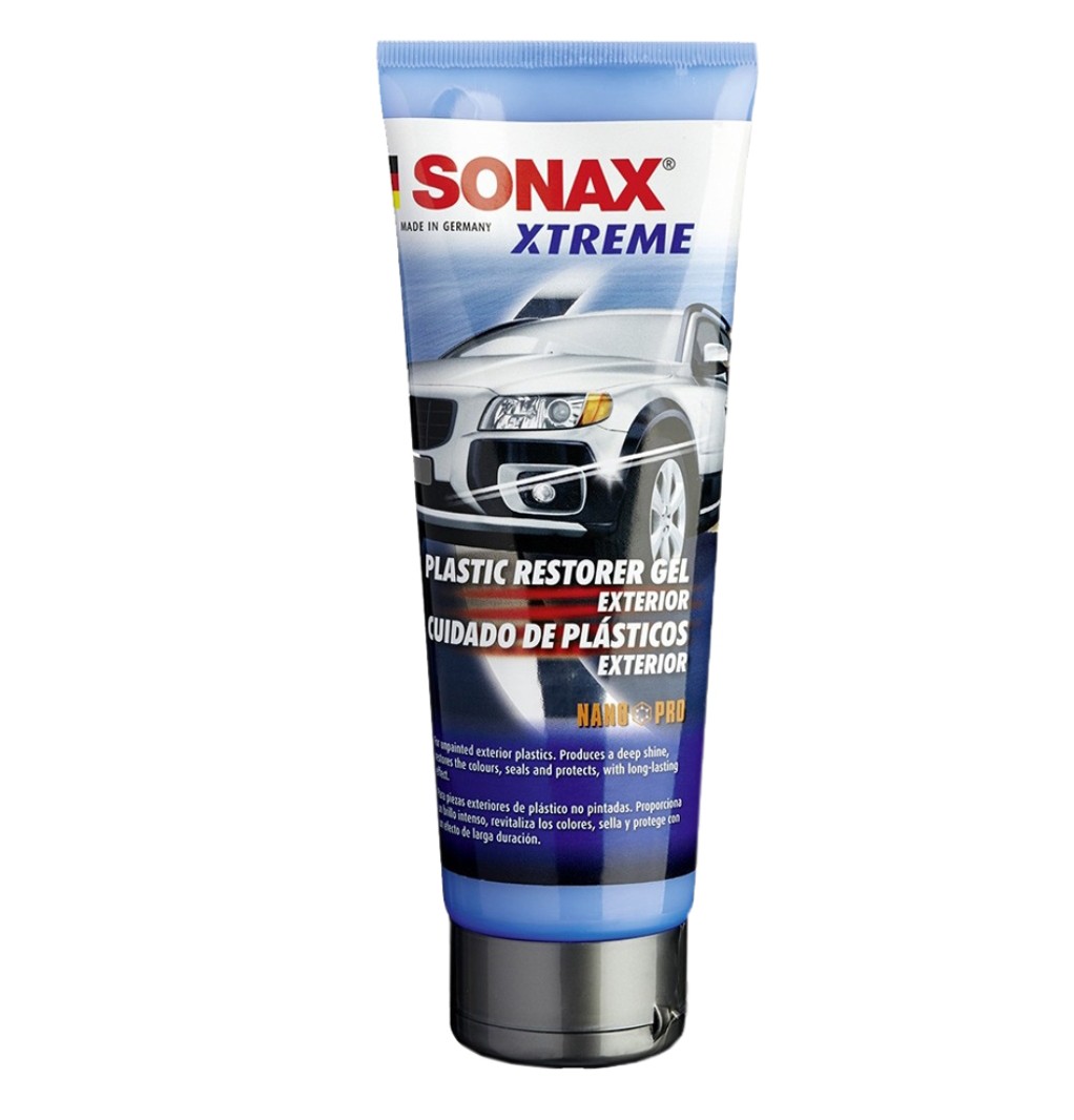 Gel phục hồi và bảo dưỡng nhựa ngoài xe Sonax Xtreme Plastic Restorer Gel Nanopro 250ml